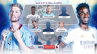 The ULTIMATE Real Madrid x Man City Combined XI 🌟  Saturday Social ft Buvey amp Dougie Critchley [upl. by Iddet]