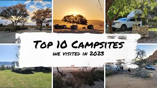 TOP 10 Campsites We Visited in 2023 [upl. by Ertnod]