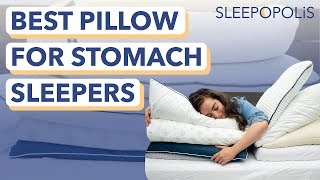 The Best Pillow for Stomach Sleepers Review  List of Our 8 Favorites [upl. by Anahsal]