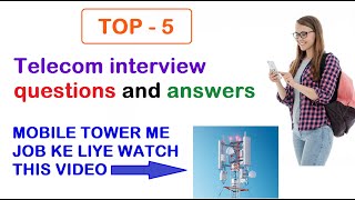 Telecom interview questions and answers [upl. by Henleigh651]