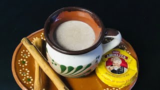 Champurrado Caliente Con Maizena y Chocolate abuelita Receta Mexicana [upl. by Niwle]