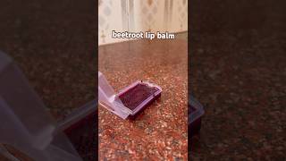 Beetroot lip balm homemade Pink lips in 2 days natural homemade recipe video lipbalm [upl. by Nomal]