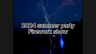 2024 summer party firework show🧨 BriThatPreppyGirl [upl. by Melburn]