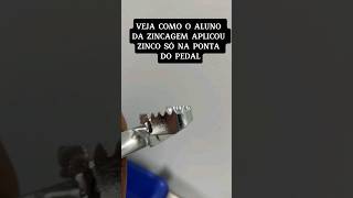 Zincagem  Galvanização metalização zincagem zinc plating peçasdemoto oficina [upl. by Barbe]