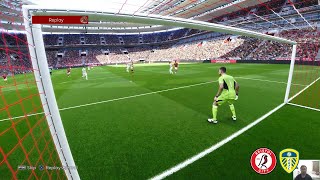 Bristol City vs v Leeds  EFL Championship  PES 21 [upl. by Ettecul860]