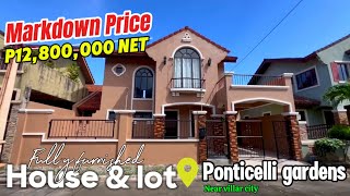 EXTV012 Ponticelli gardens house and lot fully furnished  nothing to fix  ready for occupancy [upl. by Malan616]