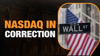 Nasdaq Hits Correction Territory US Stocks Drop After Latest Jobs Report [upl. by Bakerman]