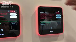 InfoComm 2018 EvokoSMS Showcases Liso Room Management System [upl. by Siravart]