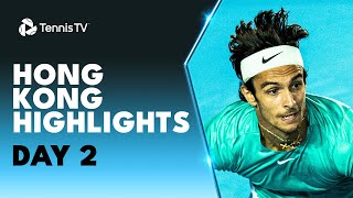 Cilic Returns Musetti Kicks Off His Season  Hong Kong 2024 Highlights Day 2 [upl. by Haram401]