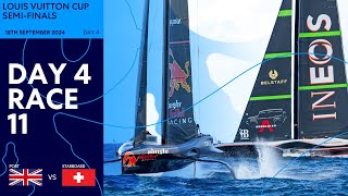 Louis Vuitton Cup SemiFinal Race 11  INEOS Britannia vs Alinghi Red Bull Racing  Full Replay [upl. by Roel352]