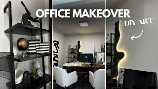 Home Office Makeover  DIY ART [upl. by Meraree]