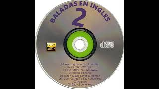 Baladas en Ingles 2 Buena Calidad de Audio Hi Res 2023 [upl. by Euqina]