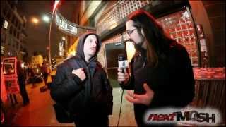 Vision of Disorder Interview w Tim Williams at Music Hall of Williamsburg [upl. by Kovacev]