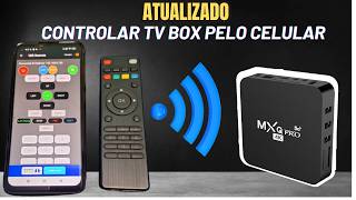 Como controlar TV BOX MXQ PRO 4K pelo celular via WIFI [upl. by Einberger]