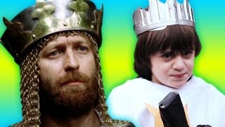 KIDS SWEDE MONTY PYTHON AND THE HOLY GRAIL  We Dont Give A Frak [upl. by Tnaryb]