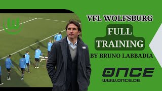 VfL Wolfsburg  full training by Bruno Labbadia [upl. by Alleon709]