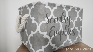 January 2023 Scentsy EMPTIES [upl. by Zerat769]