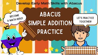 Abacus tutorial for beginners and kidsAbacus Lesson 4  Practice Session  Simple Addition [upl. by Llennod]