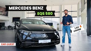 New Mercedes Benz EQS 580 4Matic Detailed Walkaround  Luxury Electric Sedan  Car Quest [upl. by Erdied]