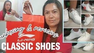 LINING CLASSIC SHOES  CUTE UNBOXING VLOG amp REVIEWS LINING SHOES  GIFT FOR MYSELF [upl. by Luing]