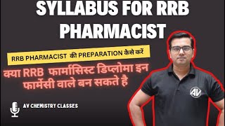 RRB Pharmacist Syllabus [upl. by Giles]