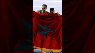 Soufiane El Bakkali offre au Maroc une première médaille d’or 🇲🇦🥇 maroc [upl. by Oremoh]