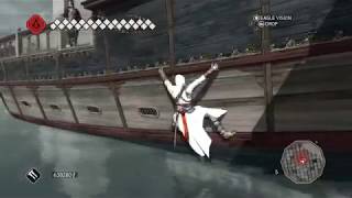 Assassins Creed 2  The Merchant Savonarolas Lieutenant  Killing All Soldiers on Boat [upl. by Ylrebmit562]