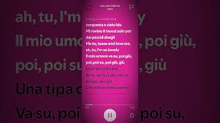 una tipa come me ANNA for you elisrosegarden requested song lyrics [upl. by Furlani792]