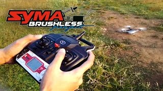 Syma X8C Brushless Project Maiden Flight [upl. by Nyliret]