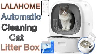 Lalahome Real Scooper Cat Litter Box [upl. by Lesirg513]