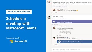 How to Schedule Meetings WITH Calendar  Microsoft Teams [upl. by Delila223]