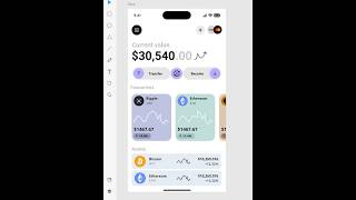 See your current value 🌚✨  Mobile screen design  PurePixels adobexd satisfying bitcoin [upl. by Ardnasxela269]