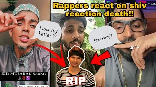 Mc stan react on shiv reaction king death  rappers reacts on shiv reaction king death [upl. by Lamberto]