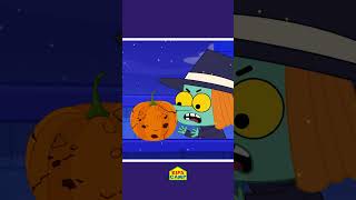 🎃 La Calabaza de Halloween Tuvo una Gran Caída shorts halloween hooplakidzenespañol [upl. by Ellenaj]