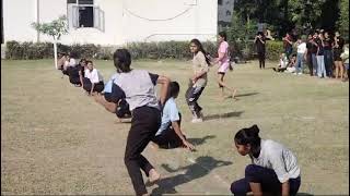 Gurugram University KhoKho Girls Final match DGC Gurugram vs SIASTE Gurugram MEC [upl. by Ahseken]