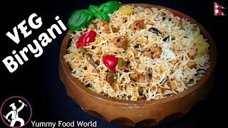 Veg Biryani Recipe ✅  Easiest Biryani Recipe  How to make Biryani at home [upl. by Yendys12]