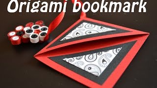 Easy Origami Tutorials  Paper Corner Bookmark  Handmade with Quilling  DIY Crafts  Giulias Art [upl. by Wooster331]