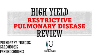 Restrictive Pulmonary Diseases Review  Mnemonics And Proven Ways To Memorize for the PANCE PANRE [upl. by Janeva859]