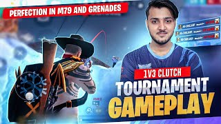 Tournament Gameplay🏆 1v3 clutches with m79 and Grenades  Taneja op [upl. by Gnni]