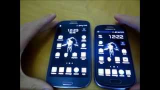 Samsung Galaxy S3 Mini i8190 comparativa con i9300 [upl. by Glialentn861]