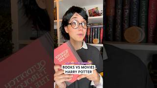 HARRY POTTER BOOKS VS MOVIES  harrypotter booktube bookvsmovie [upl. by Ocir]