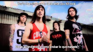 Pierce The Veil  Caraphernelia acoustic Lyrics Español [upl. by Obala]