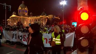 Demonstrationen gegen Vučić [upl. by Mamie509]