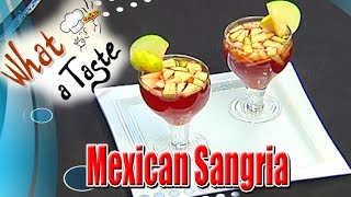 Mexican Sangria Recipe  NonAlcoholic Mexican Drink  What A Taste  Vanitha TV [upl. by Navillus]