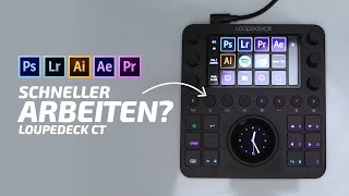 Loupedeck CT  Schneller arbeiten in Photoshop Lightroom Premiere After Effects deutsch 2021 [upl. by Scheck920]