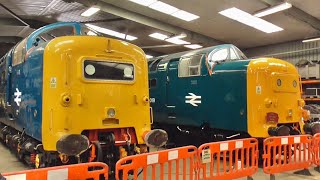 TRIPLE DELTICS amp Class 37 MADNESS At Barrow Hill ROUNDHOUSE  HNRC Class 20s  28724 [upl. by Nithsa586]