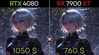 RTX 4080 VS RX 7900 XT  TEST IN 22 GAMES 4K [upl. by Nomannic531]