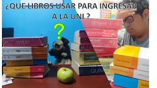 LOS MEJORES LIBROS PARA INGRESAR A LA UNI  RECOMENDACIONES PARA TODOS [upl. by Rovner]