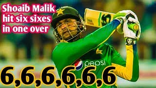 Shoaib Malik New Record 6 Ball 6 Sixes To Babar Azam In T10 Match [upl. by Downe416]