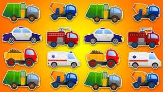 Automóviles Camiones Dibujos animados Bomberos truck 30 minutos Videos para niños Coches [upl. by Lewert]